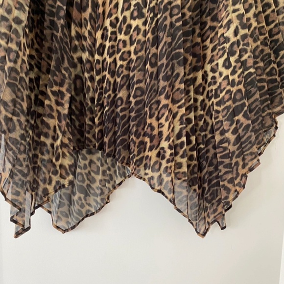 Kooples Asymmetrical Leopard Midi Skirt - Picture 2 of 10